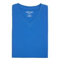 Pořádné tričko John & Paul - modré (V-neck)