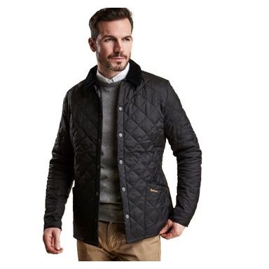 Brooksfield Quilted Corduroy Jacket — Camel