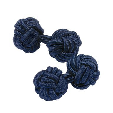 Charles Tyrwhitt Knot Cufflinks — Navy