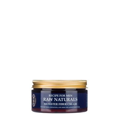 Recipe for Men Raw Naturals Monster Fiber Cream - silný krém na vlasy (100 ml)