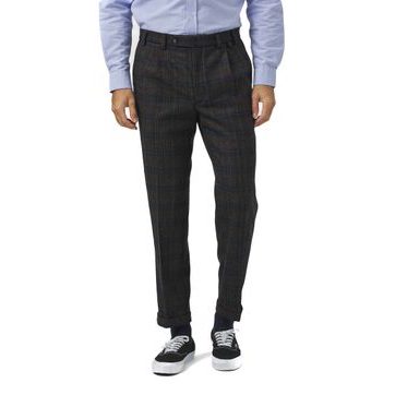 Kalhoty z vlněné směsi Royal Row P05 - Navy Pinstripe