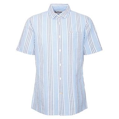 Barbour Cotton Salter Overshirt — Classic Navy