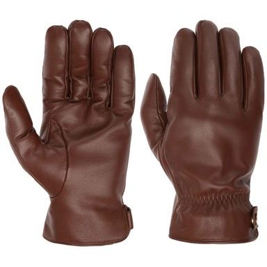 Zimní rukavice Stetson Conductive Gloves z kůzlečí kůže - hnědé