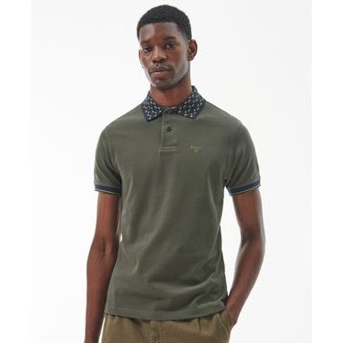 Armor Lux Long-Sleeved Polo Shirt — Marine Deep