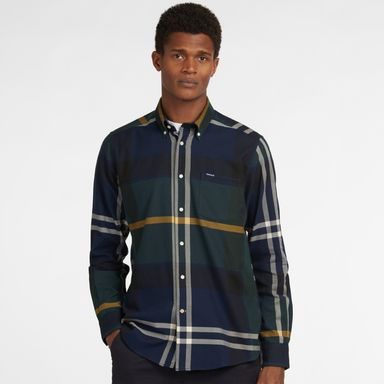 Barbour Dunoon Tailored Shirt — Seaweed Tartan