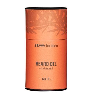 Matný olej na plnovous s konopným olejem Zew for men (30 ml)