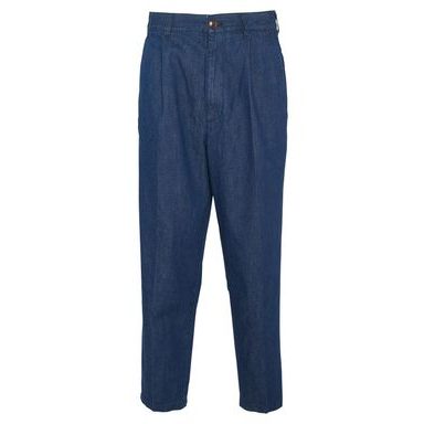 Brooksfield Dean Linen Chinos — Blue Night