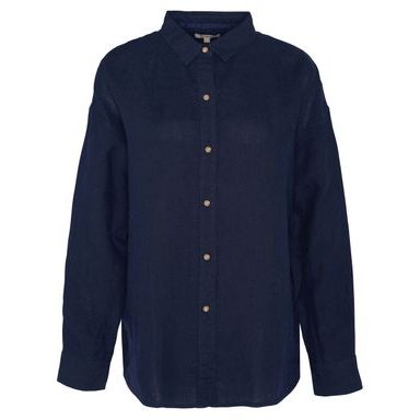 Barbour Hampton Knitted Jumper — Navy