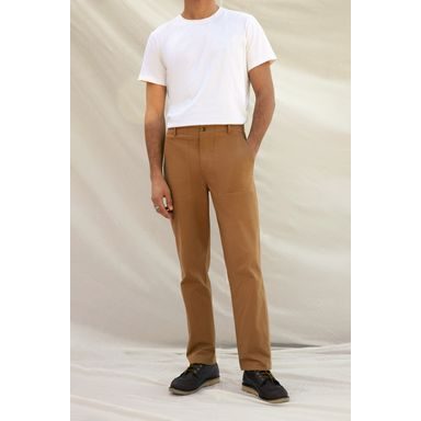 forét Calm Seersucker Pants — Navy