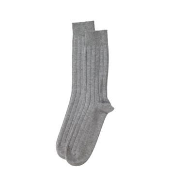 Joshua Ellis Rib Knit Cashmere Socks