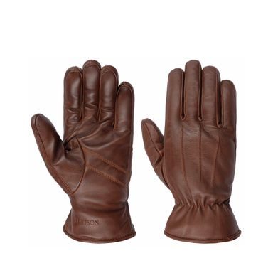 Zimní rukavice Stetson z ovčí kůže - Dark Brown