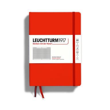 Střední zapisník LEUCHTTURM1917 Natural Colours Medium Hardcover Notebook - A5, pevná vazba, čtverečkovaný, 251 stran