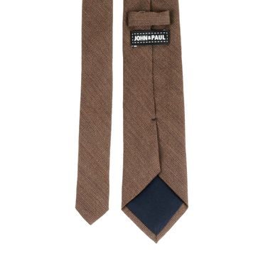 Modrá hedvábná kravata se řetízkovým vzorem
