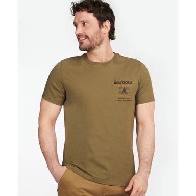 Pruhované tričko s dlouhým rukávem Barbour Cavendish L/S - Navy