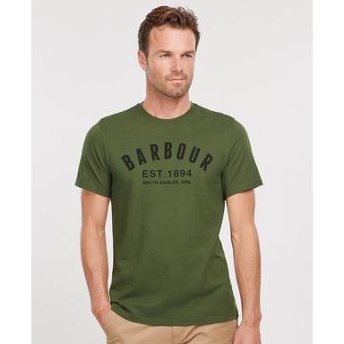Bavlněné tričko Barbour Country Clothing - Forest