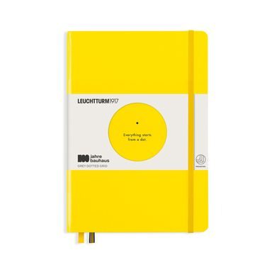 Střední zápisník LEUCHTTURM1917 Bauhaus Edition Medium Hardcover Notebook - A5, pevná vazba, tečkovaný, 251 stran