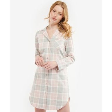 Barbour Ellery Pyjama Set — Pink/Navy Tartan