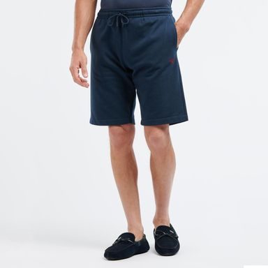 Jednobarevné kraťasy Barbour Neuston Twill Shorts -  Navy