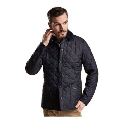 Brooksfield Quilted Corduroy Jacket — Camel