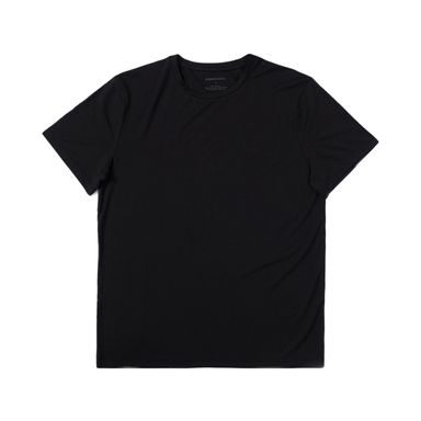 Tričko Organic Basics TENCEL™ Lite Crew Tee - černé