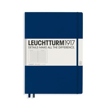 Velký zápisník LEUCHTTURM1917 Master Classic Hardcover Notebook - A4+, pevná vazba, linkovaný, 235 stran