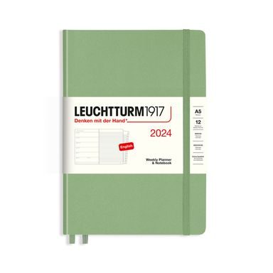 LEUCHTTURM1917 Weekly Planner with Notebook 2024