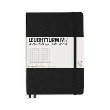 Střední zápisník LEUCHTTURM1917 Medium Hardcover Notebook - A5, pevná vazba, tečkovaný, 251 stran