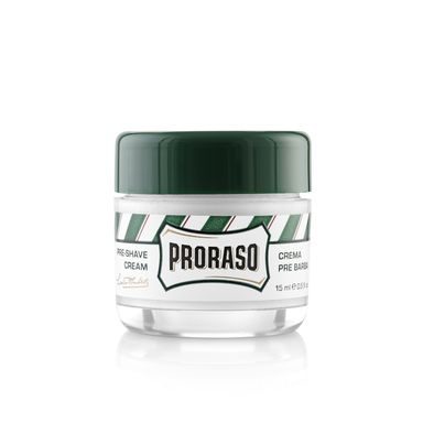 Cestovní osvěžující krém před a po holení Proraso Green - eukalyptus (15 ml)