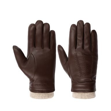 Stetson Conductive Sheepskin Gloves — Brown