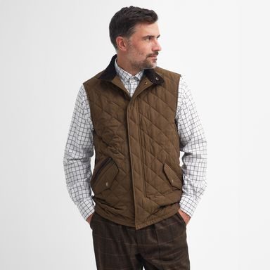 Barbour Shoveler Gilet — Washed Ochre