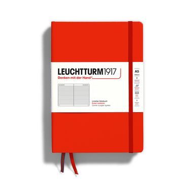 Střední zapisník LEUCHTTURM1917 Natural Colours Medium Hardcover Notebook - A5, pevná vazba, linkovaný, 251 stran