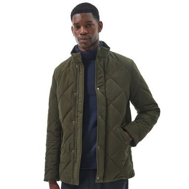 Barbour Winter Chelsea Quilted Jacket — Dark Olive