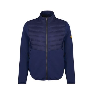 Prošívaná mikina se zapínáním na zip Barbour International Vinnie - Ink Blue