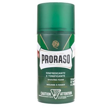 Osvěžující pěna na holení Proraso Green - eukalyptus (300 ml)