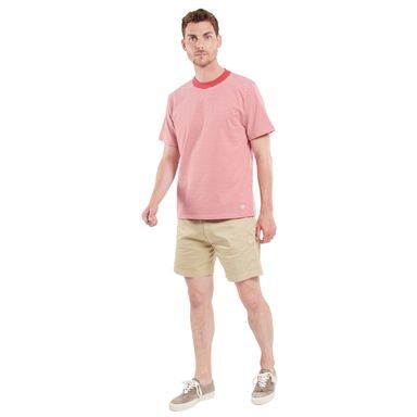 Barbour Logo Swim Shorts — Pink Clay