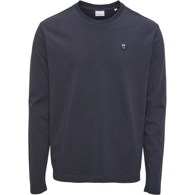 Bavlněné tričko s dlouhým rukávem Knowledge Cotton Apparel GOTS/Vegan - Total Eclipse