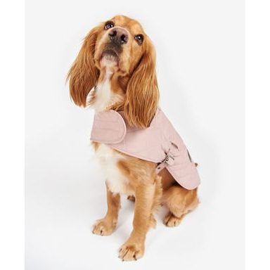 Barbour Quilted Dog Coat — Pink