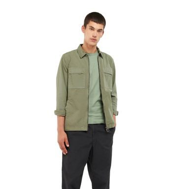 Bavlněná overshirt Barbour Tollgate - Agave Green