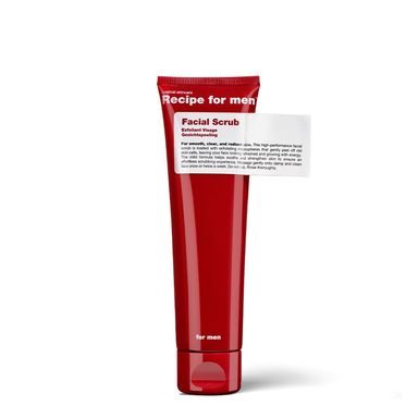 Exfoliační obličejový gel Recipe for Men Facial Scrub (100 ml)
