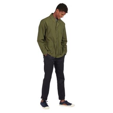 Barbour Wax Dog Coat — Olive