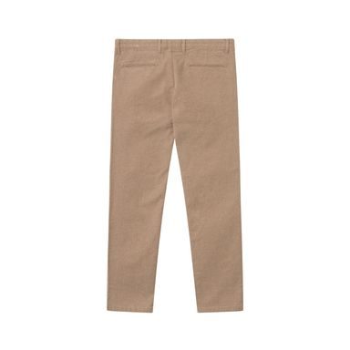 Brooksfield Pleated Linen Trousers — Navy