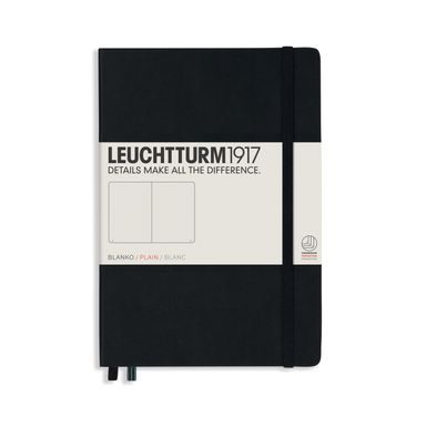 Střední zápisník LEUCHTTURM1917 Medium Hardcover Notebook - A5, pevná vazba, nelinkovaný, 251 stran