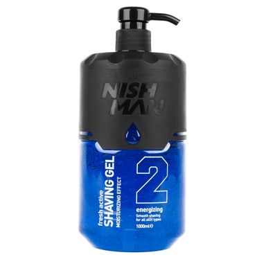 Čirý gel na holení Nish Man - Energizing (1000 ml)