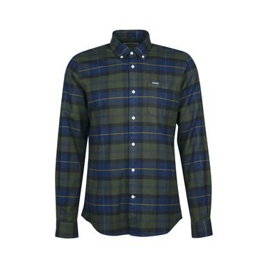 Barbour Kyeloch Tailored Shirt — Olive Night