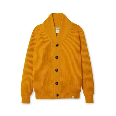 Cardigan Peregrine Wilkinson z merino vlny - Honey