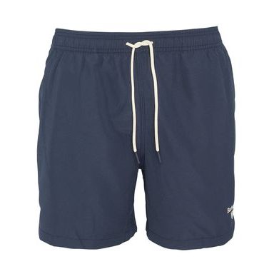 Barbour Logo Swim Shorts — Classic Navy