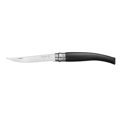 Tenký zavírací nůž Opinel VRI N°10 Inox s rukojetí z ebenového dřeva