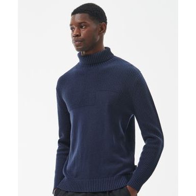 forét Marsh Cable Turtleneck — Cloud