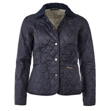 Barbour Caroline Quilted Jacket — Antique White