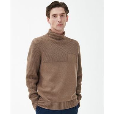 Barbour Duffle Knitted Jumper — Stone